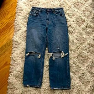 Ankle Straight Ultra High Rise 27/4s - Abercrombie & Fitch